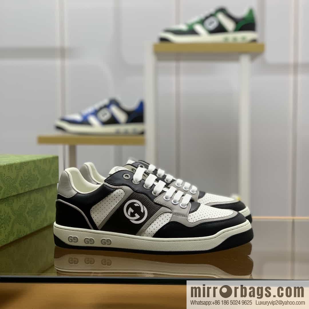Gucci Gucci uses color matching leather and integrates iconic elements into men's casual shoes