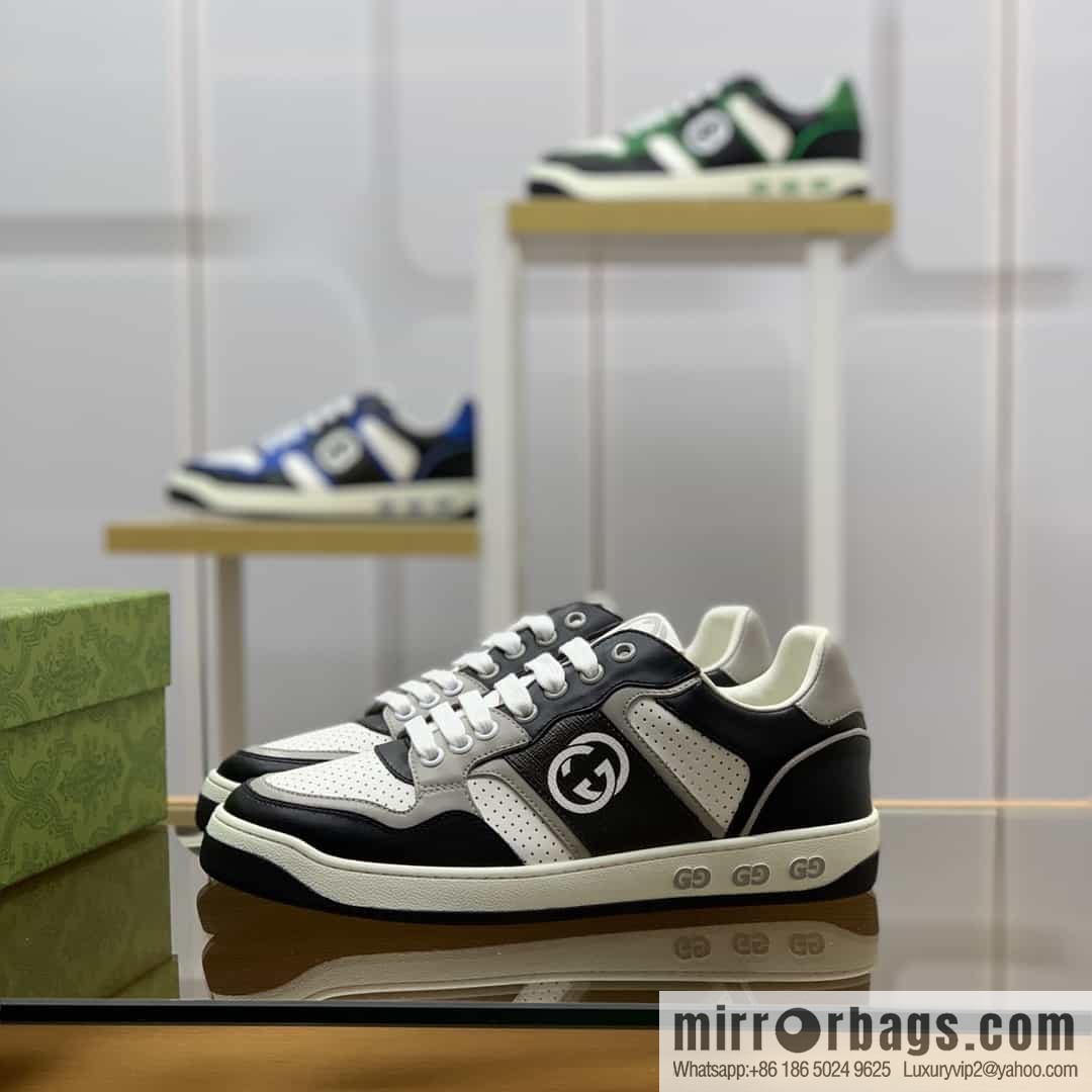Gucci Gucci uses color matching leather and integrates iconic elements into men's casual shoes