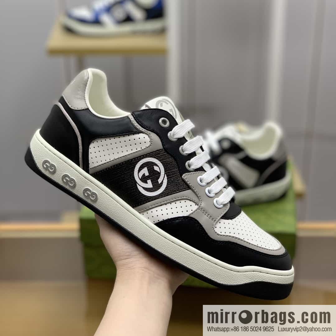 Gucci Gucci uses color matching leather and integrates iconic elements into men's casual shoes