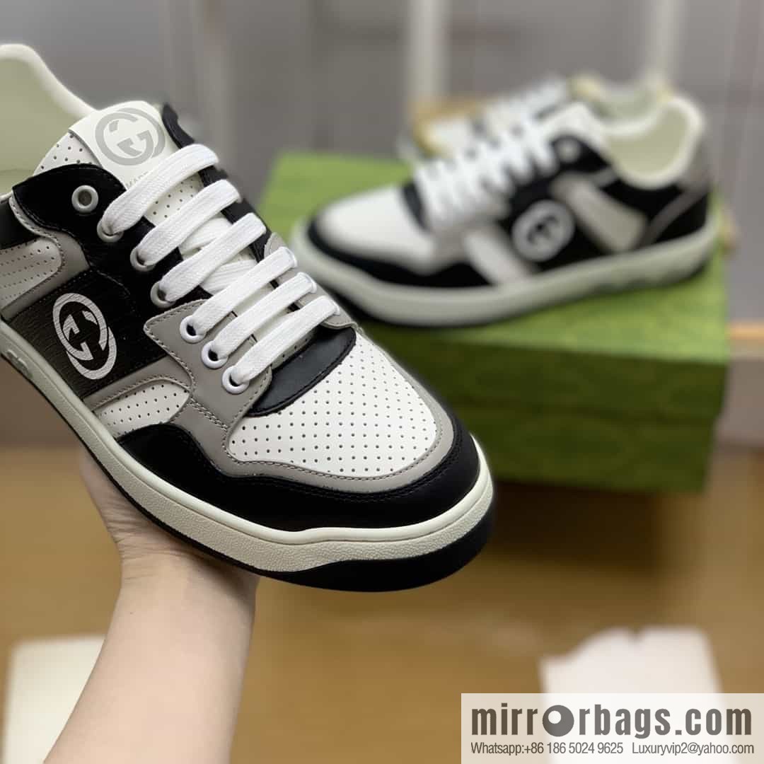 Gucci Gucci uses color matching leather and integrates iconic elements into men's casual shoes