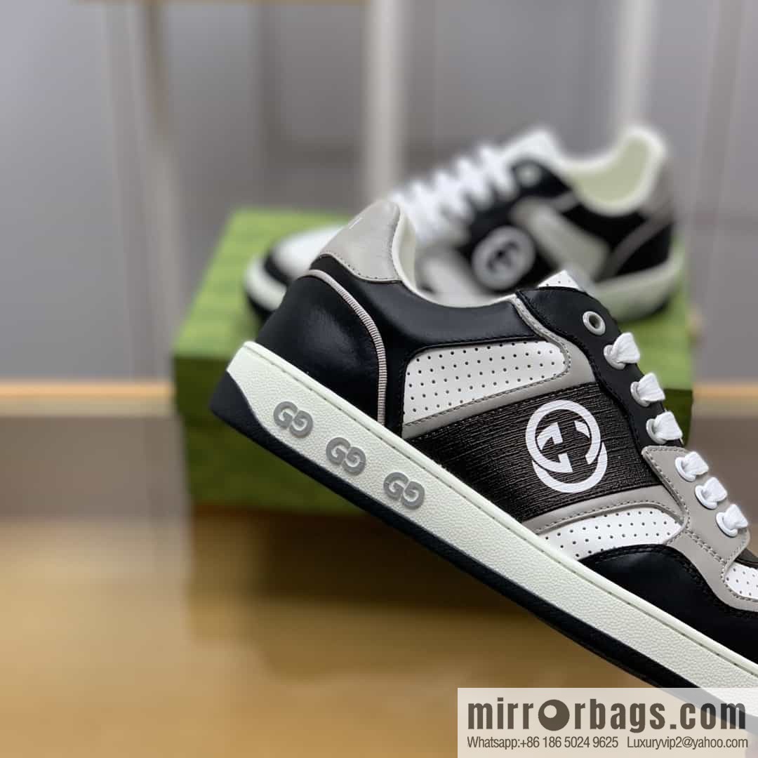 Gucci Gucci uses color matching leather and integrates iconic elements into men's casual shoes