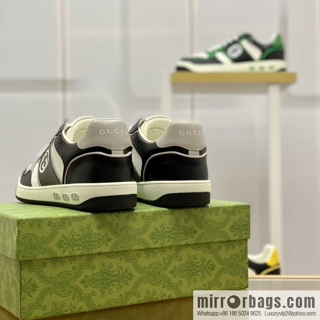 Gucci Gucci uses color matching leather and integrates iconic elements into men's casual shoes