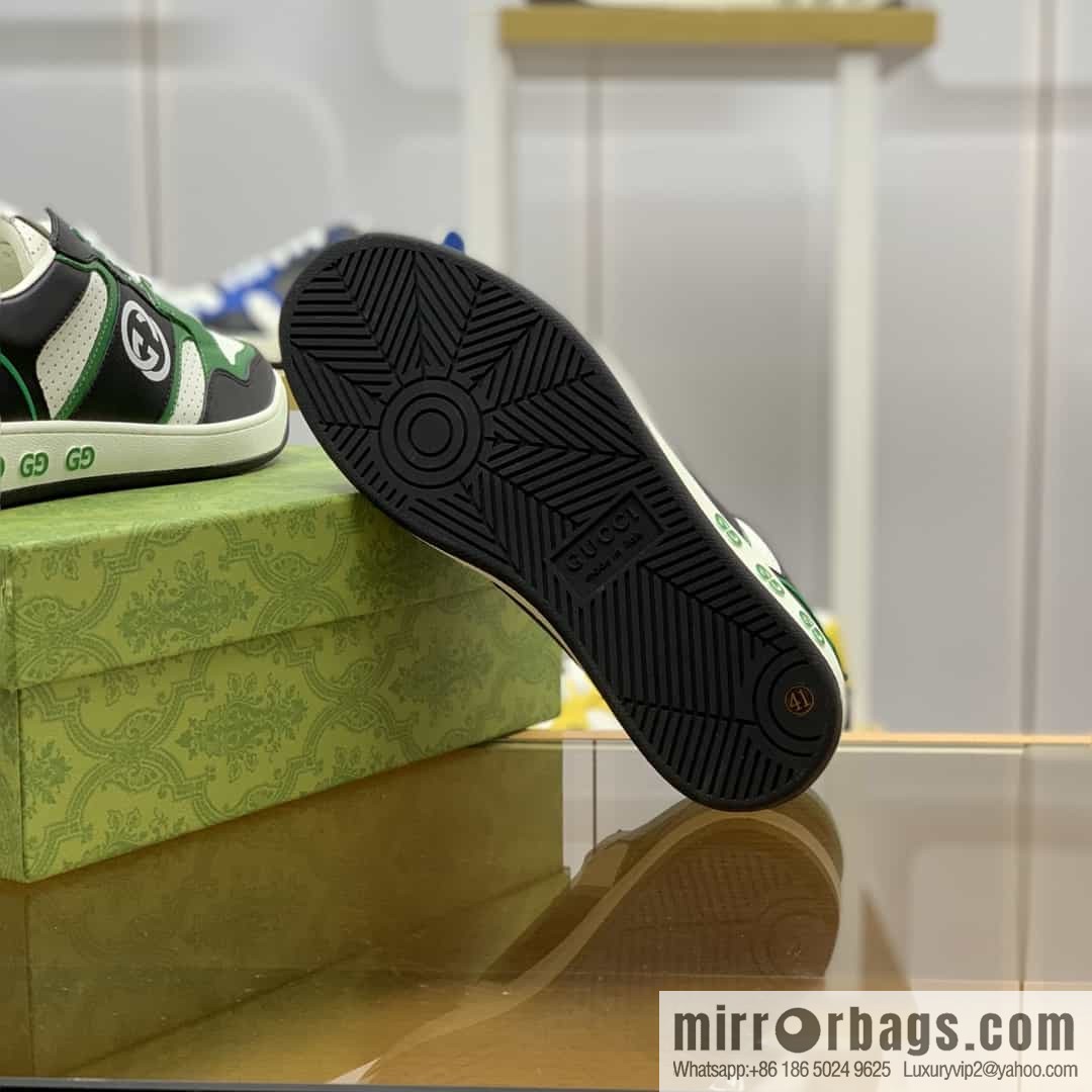 Gucci Gucci uses color matching leather and integrates iconic elements into men's casual shoes