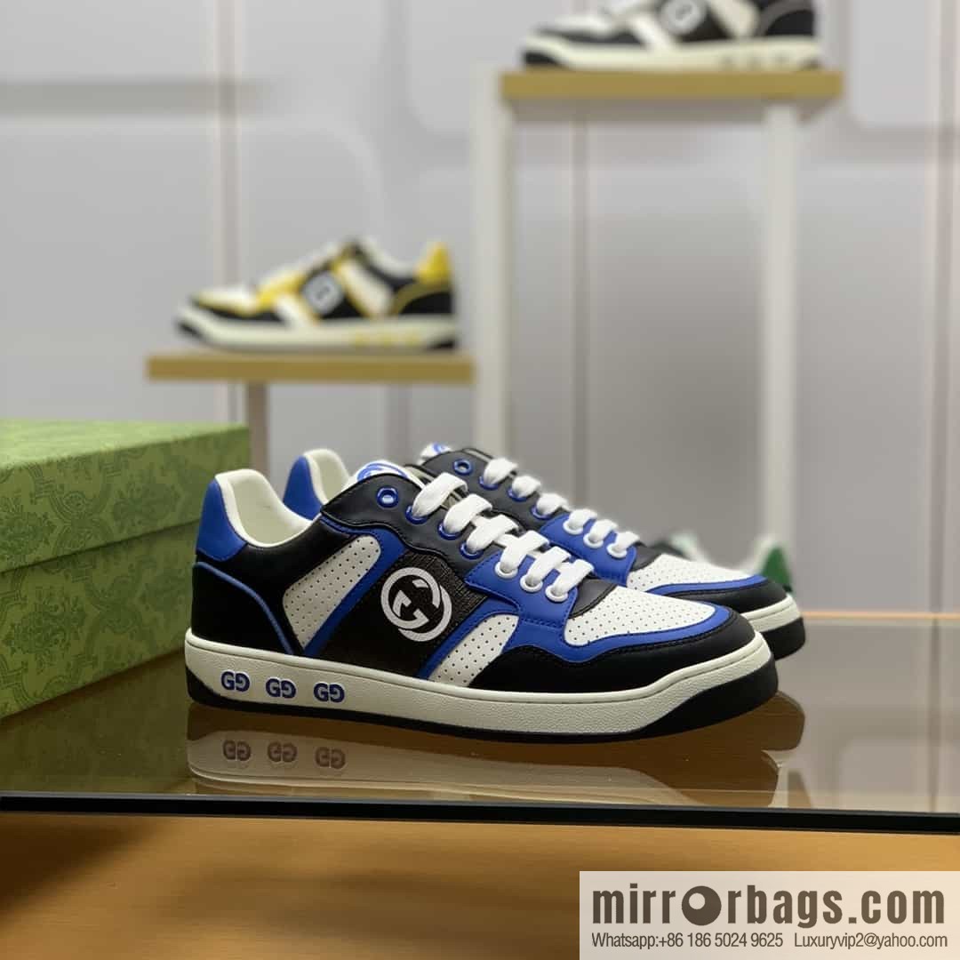 Gucci Gucci uses color matching leather and integrates iconic elements into men's casual shoes