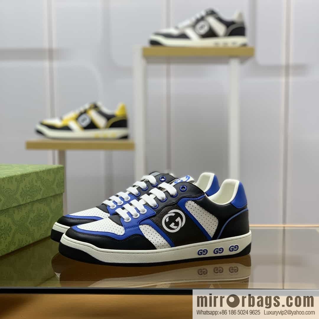 Gucci Gucci uses color matching leather and integrates iconic elements into men's casual shoes
