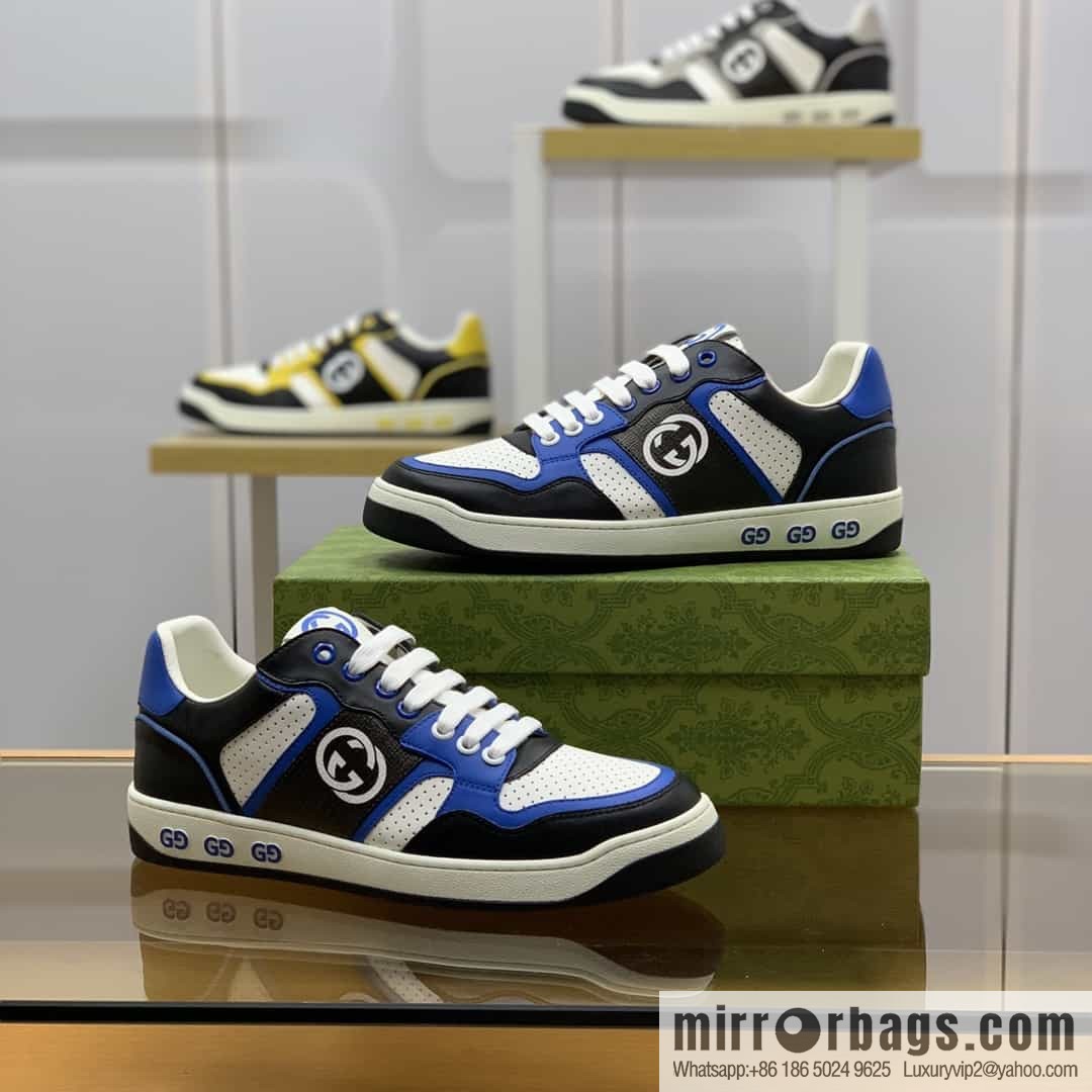 Gucci Gucci uses color matching leather and integrates iconic elements into men's casual shoes