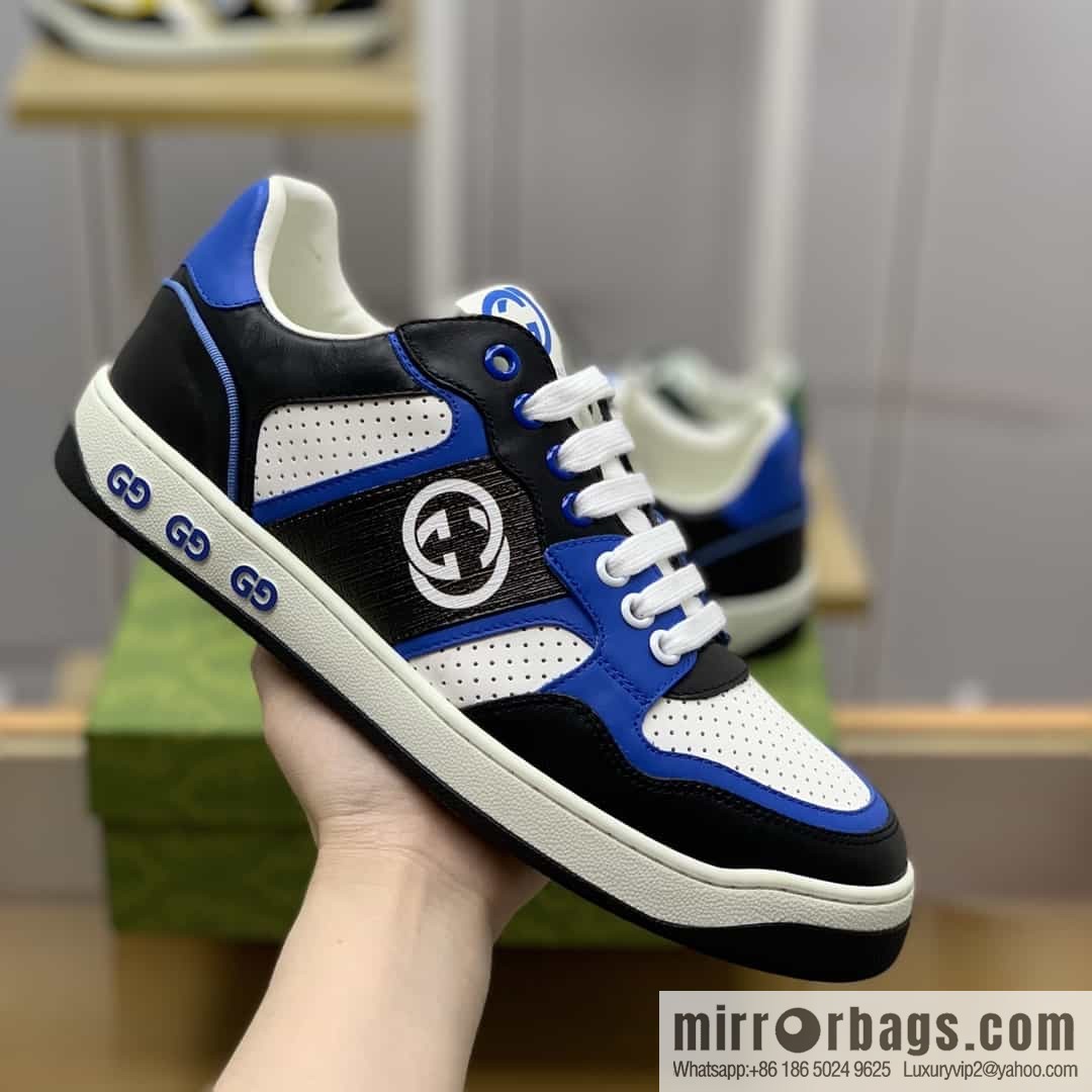 Gucci Gucci uses color matching leather and integrates iconic elements into men's casual shoes