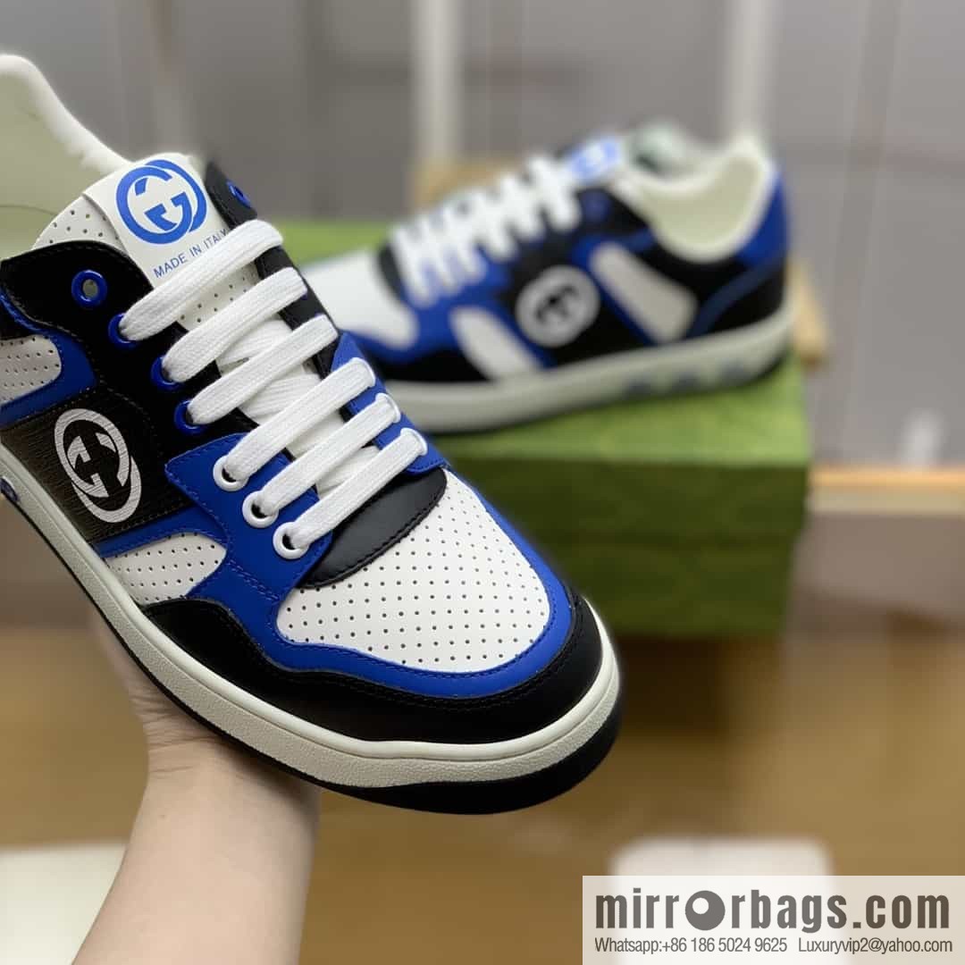 Gucci Gucci uses color matching leather and integrates iconic elements into men's casual shoes