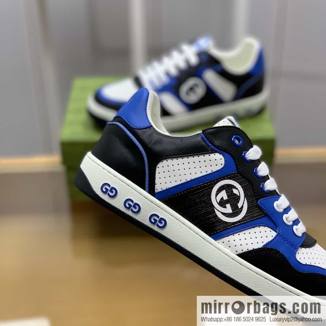 Gucci Gucci uses color matching leather and integrates iconic elements into men's casual shoes