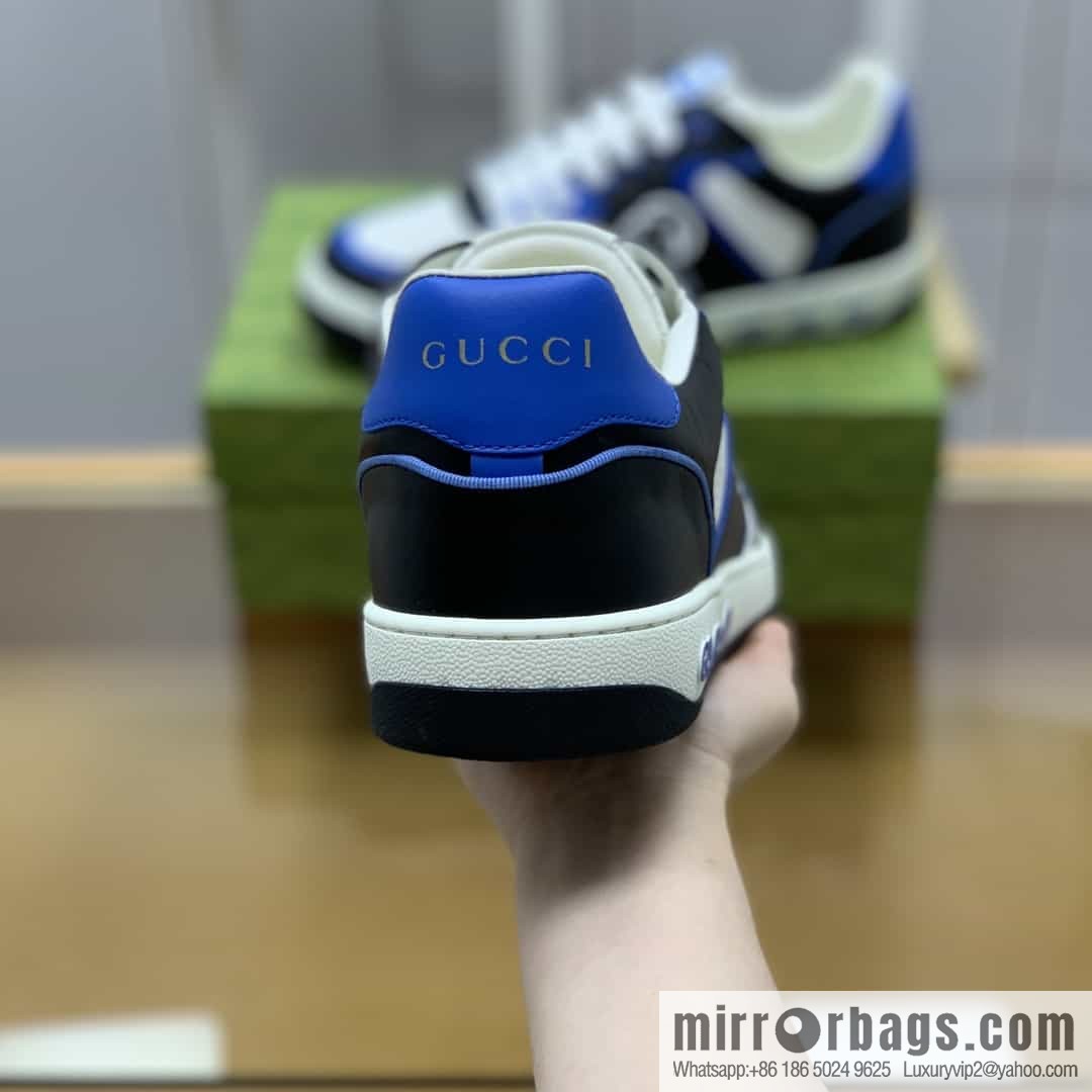 Gucci Gucci uses color matching leather and integrates iconic elements into men's casual shoes