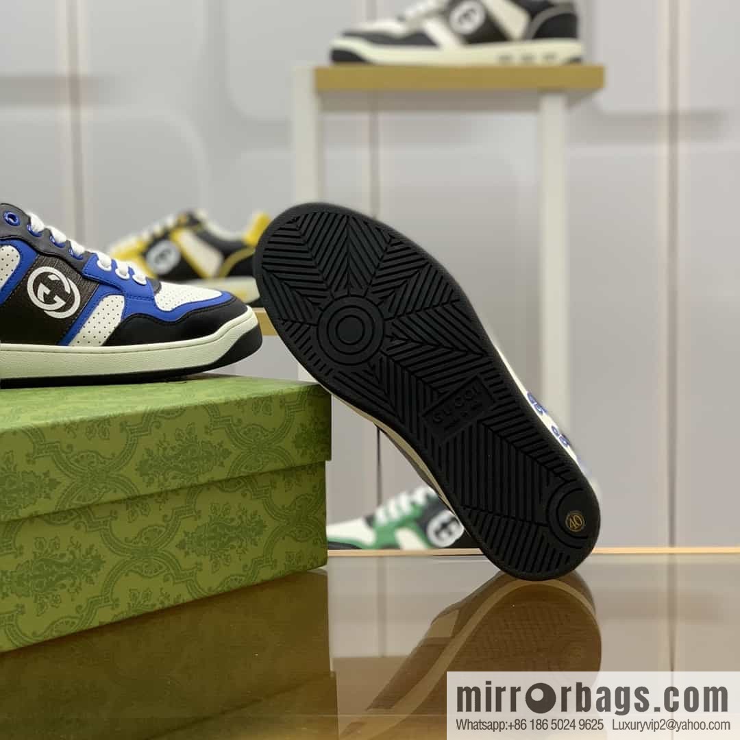 Gucci Gucci uses color matching leather and integrates iconic elements into men's casual shoes