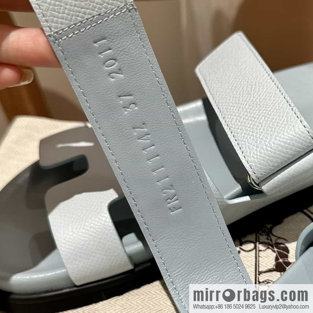 Hermes Hermès imported Italian European original A ➕ leather outsole women's sandals