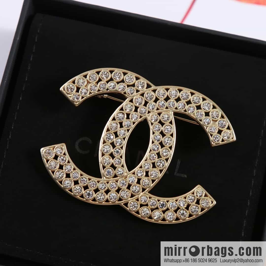 New ☑️ Chanel double c full diamond brooch