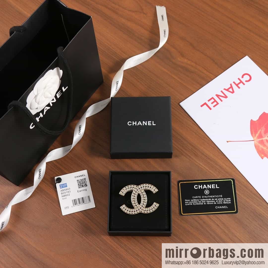 New ☑️ Chanel double c full diamond brooch