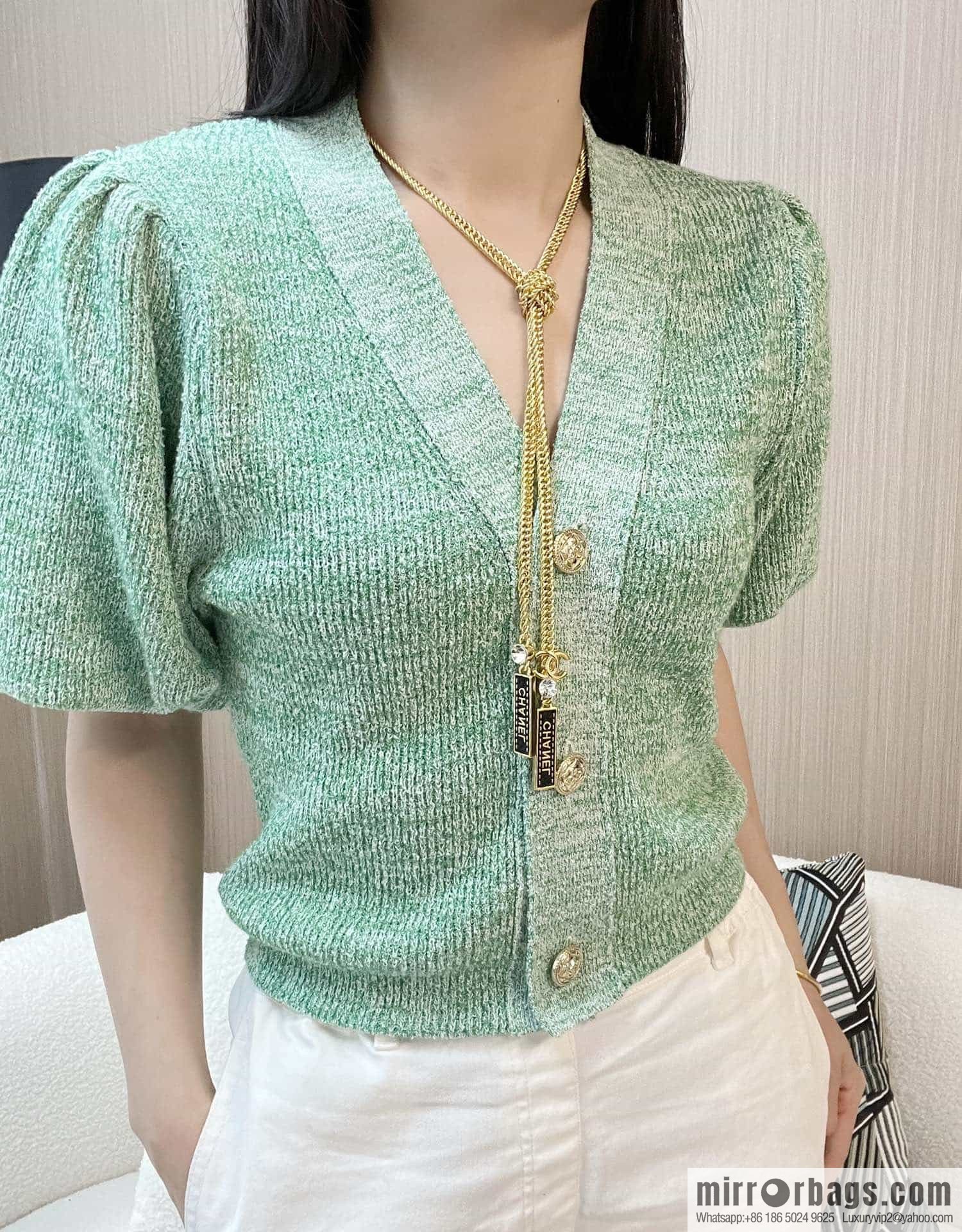New ☑️ Chanel double c black strip leather necklace sweater chain