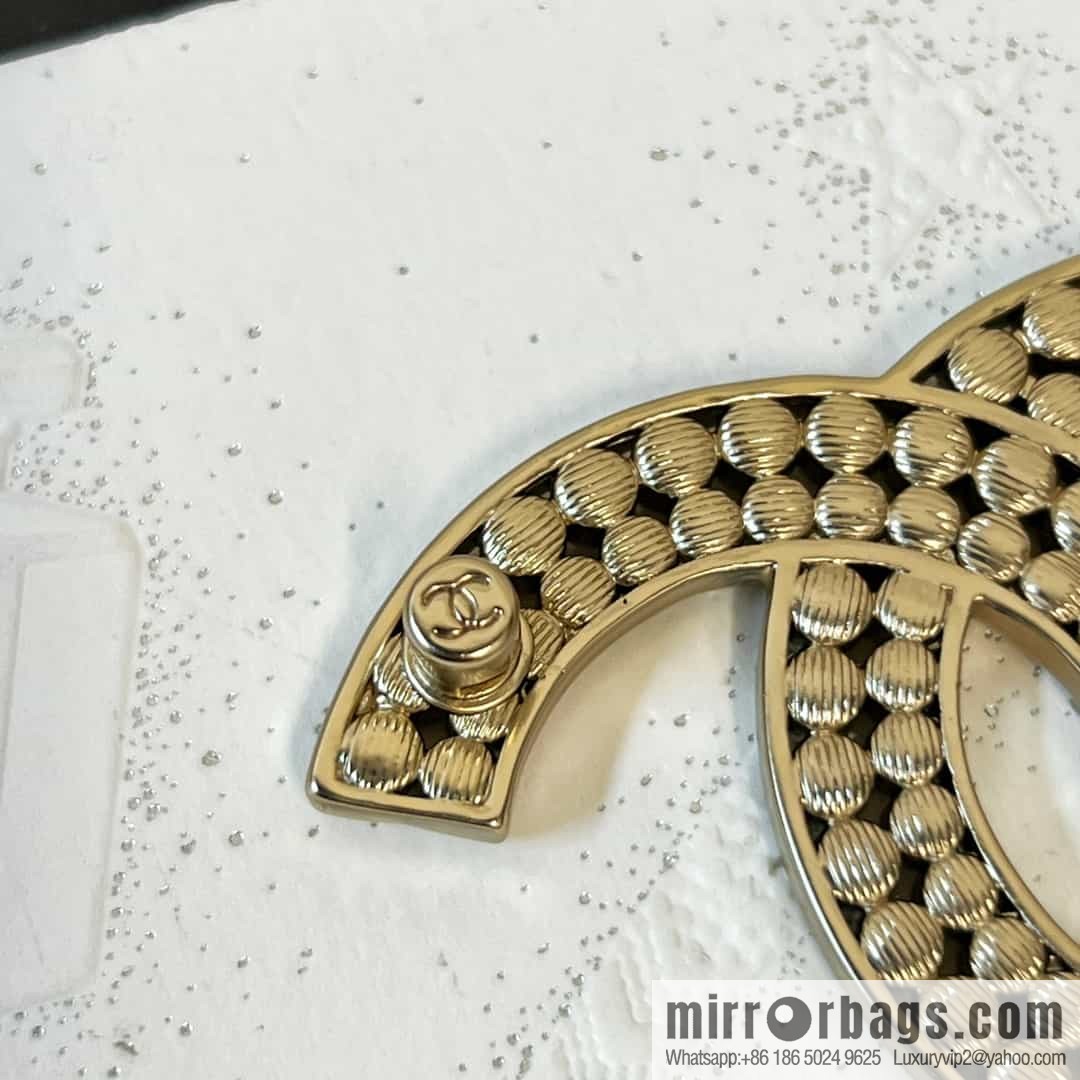 New ☑️ Chanel Double C Black Diamond Brooch
