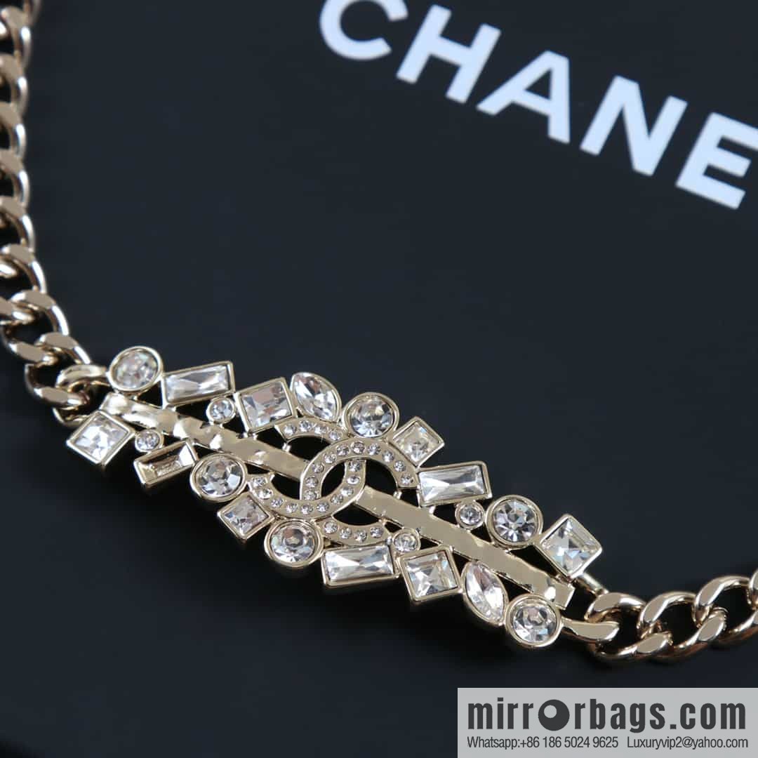 New ☑️ Chanel double c full diamond necklace