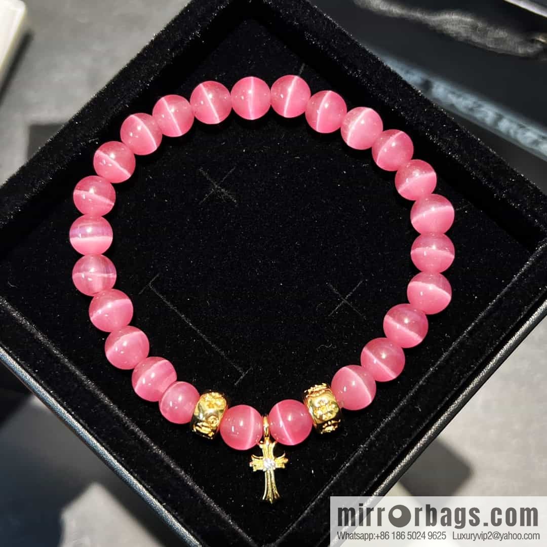 New Croxin Pink Opal Beaded Bracelet