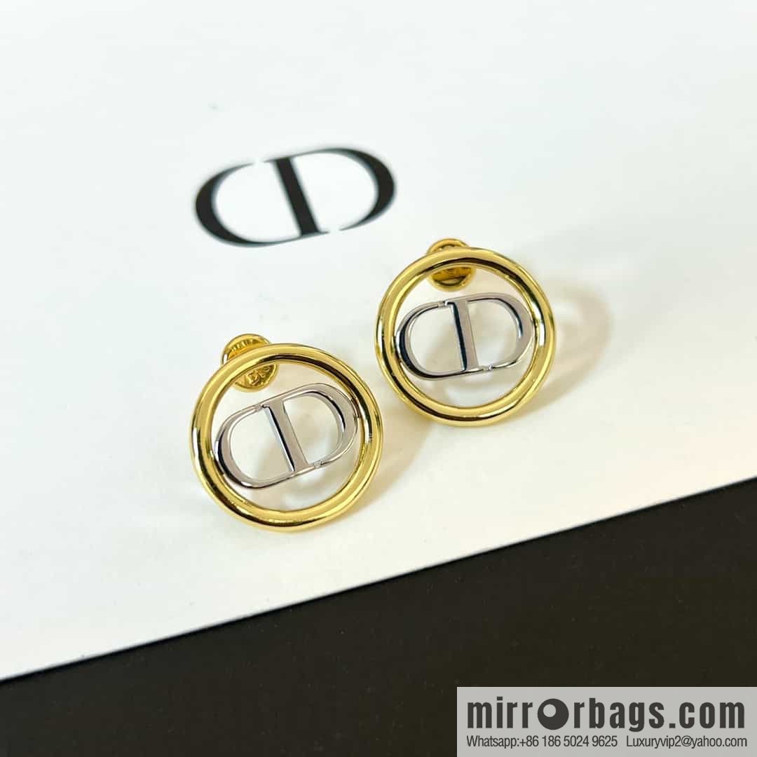 New ☑️ DIOR CD stud earrings