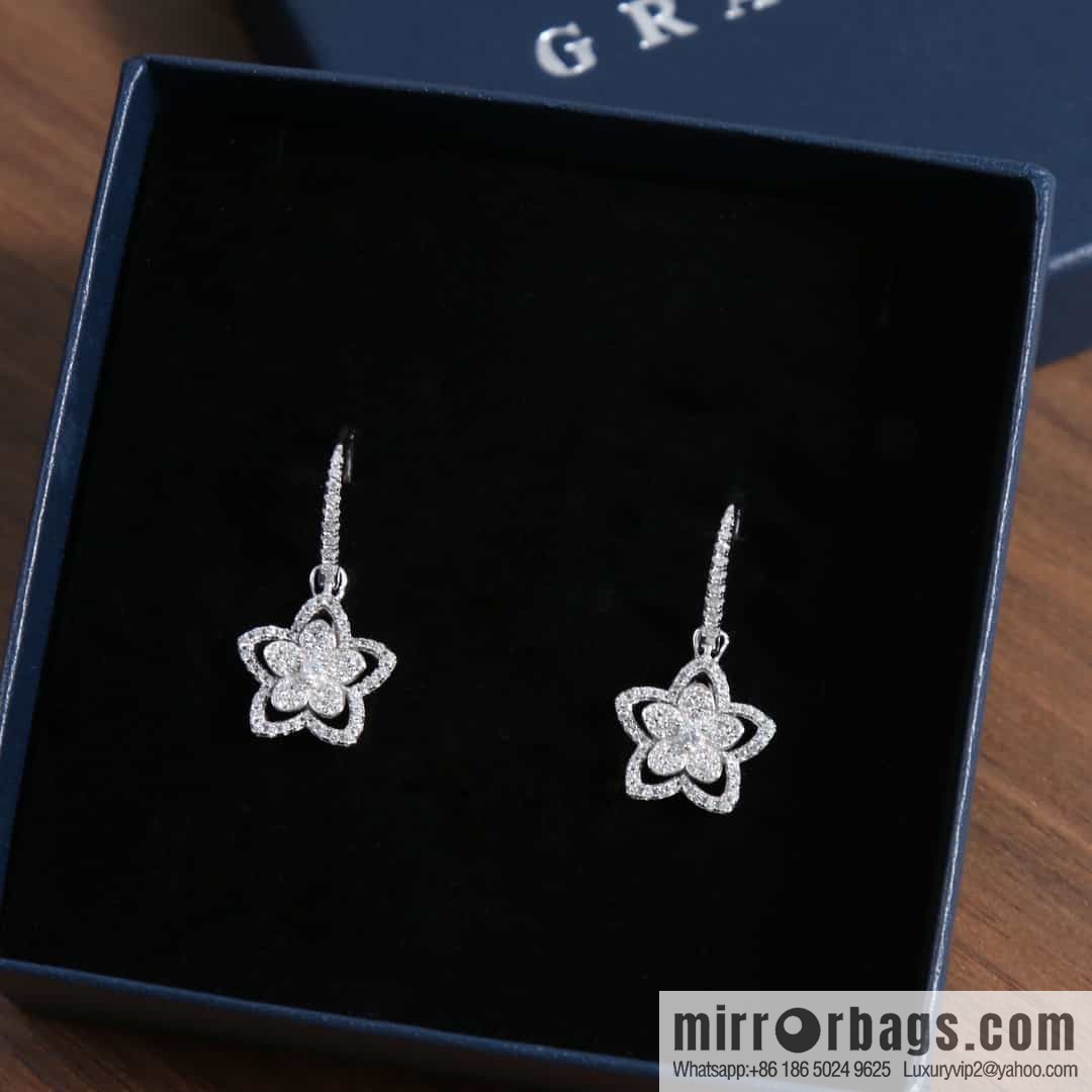 GRAFF Wild Flover Flower Diamond Earrings
