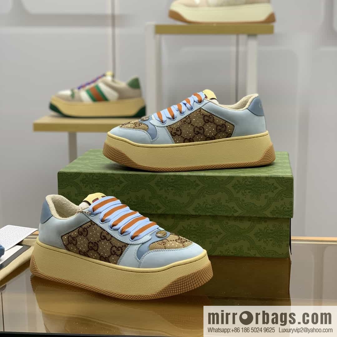 Gucci Gucci G women's platform-soled small dirty shoes