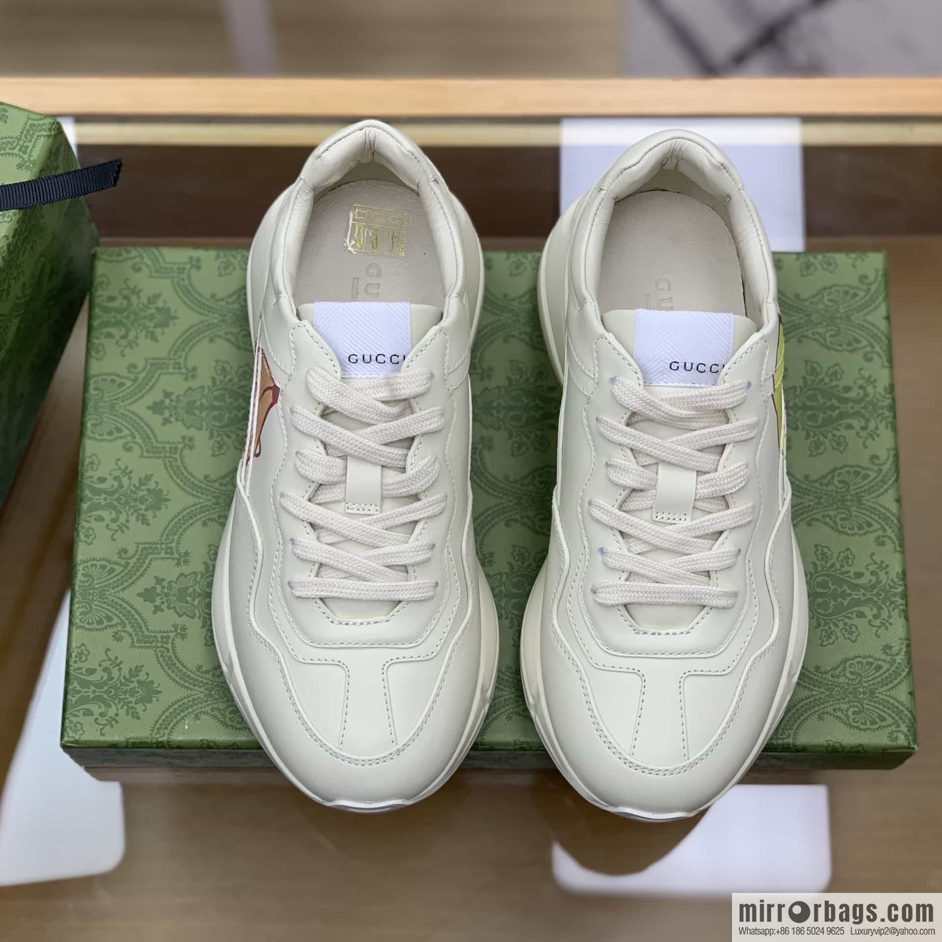 Gucci Gucci [New G Home High Version] Unisex Vintage sneakers