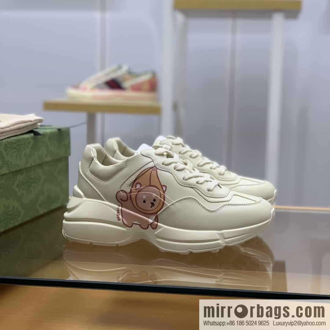 Gucci Gucci [New G Home High Version] Unisex Vintage sneakers