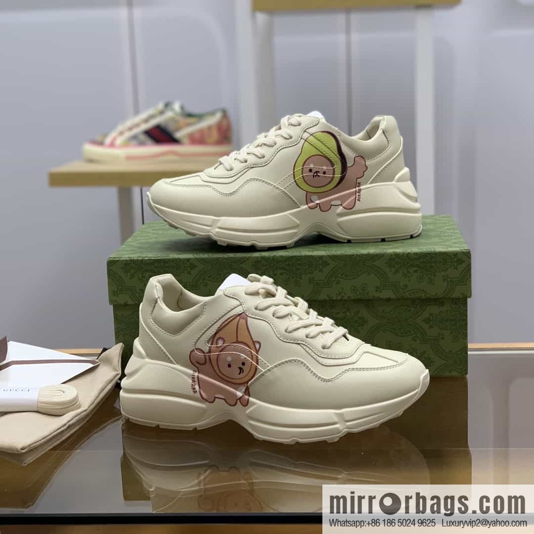 Gucci Gucci [New G Home High Version] Unisex Vintage sneakers