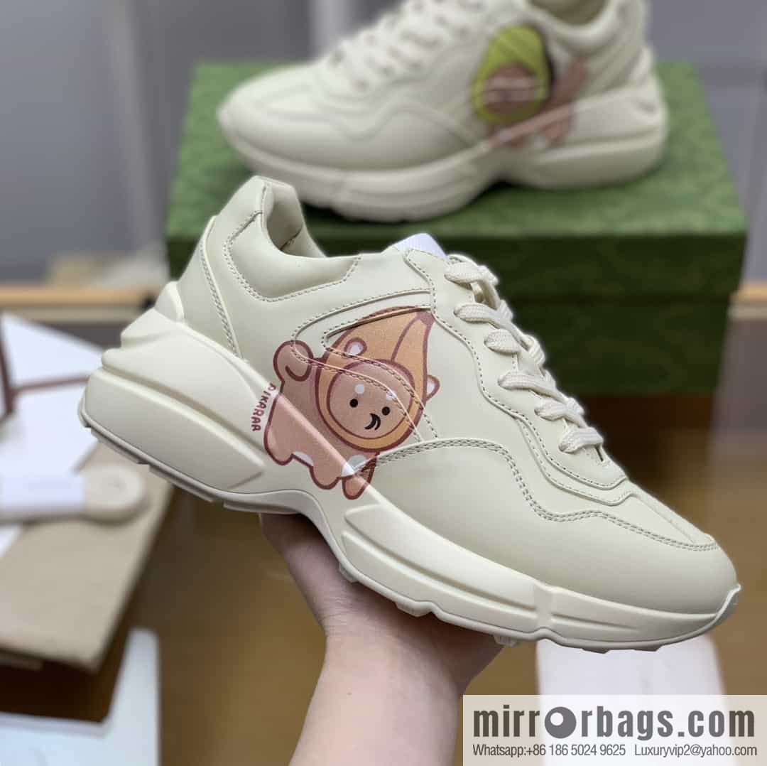 Gucci Gucci [New G Home High Version] Unisex Vintage sneakers
