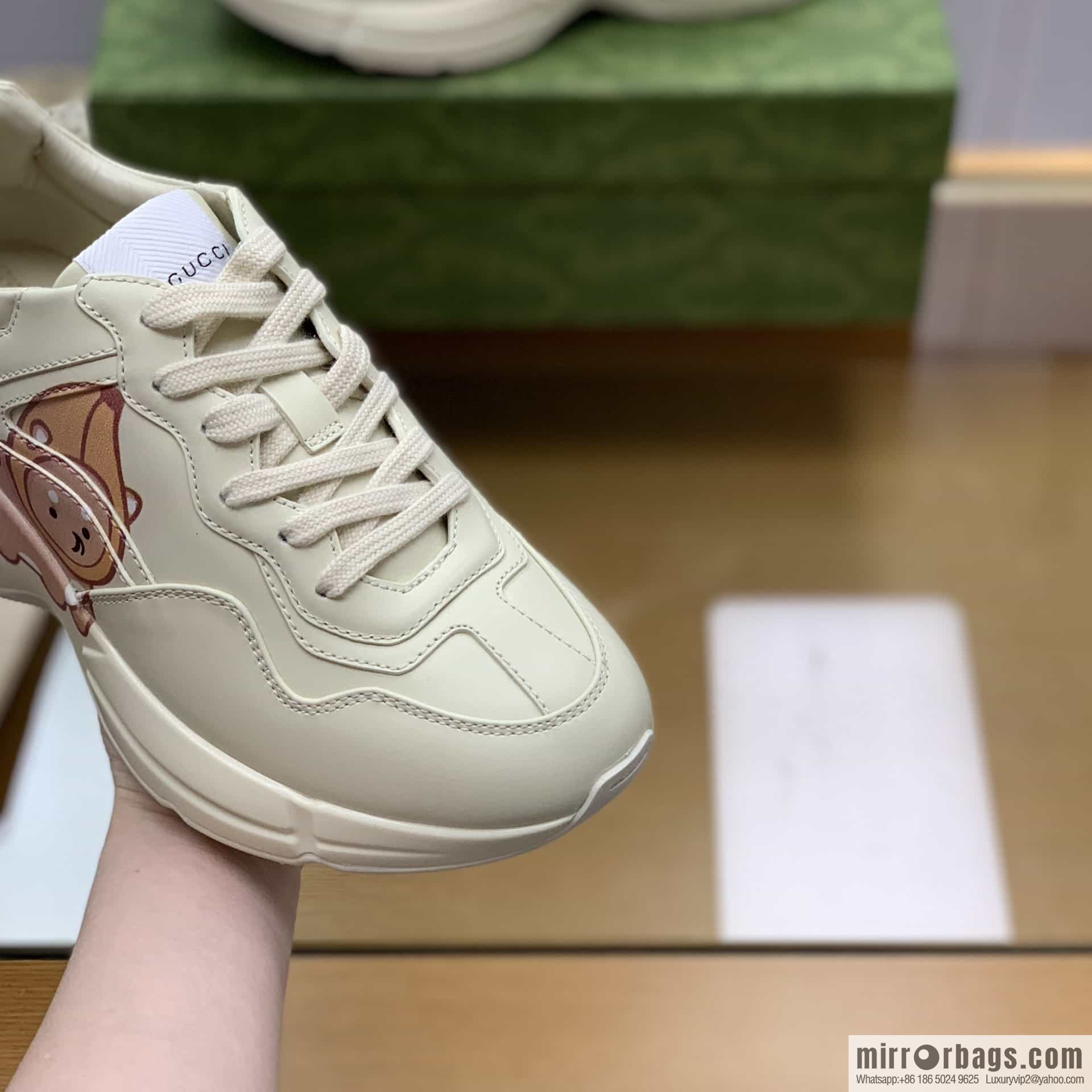 Gucci Gucci [New G Home High Version] Unisex Vintage sneakers
