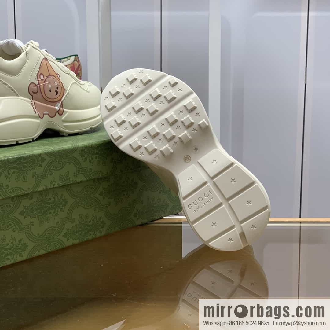 Gucci Gucci [New G Home High Version] Unisex Vintage sneakers