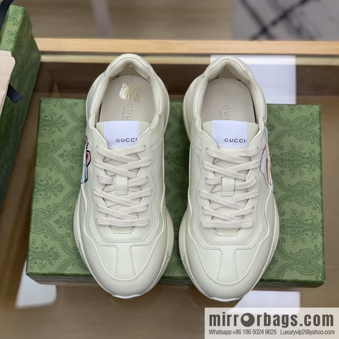 Gucci Gucci [New G Home High Version] Unisex Vintage sneakers