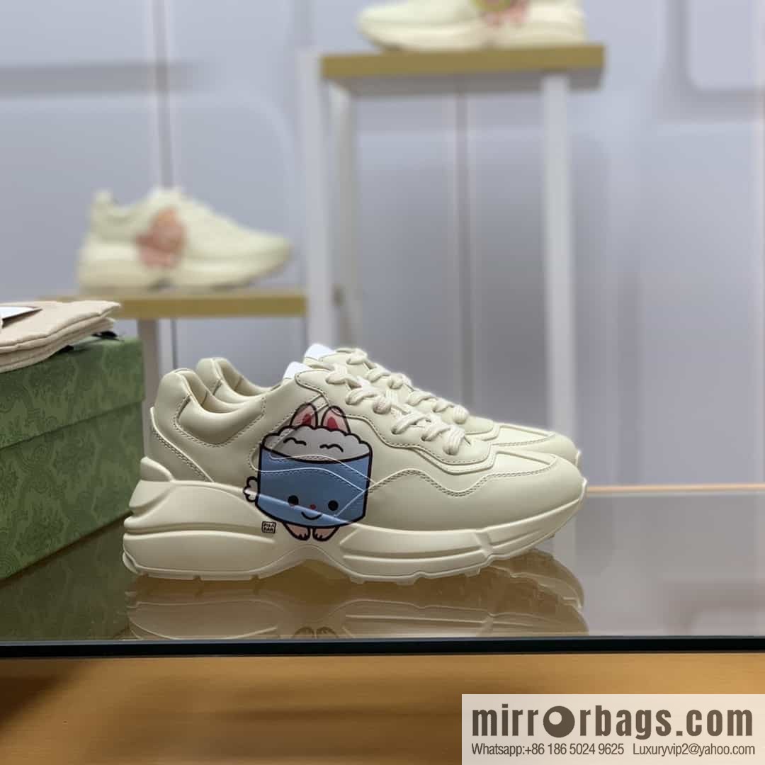 Gucci Gucci [New G Home High Version] Unisex Vintage sneakers