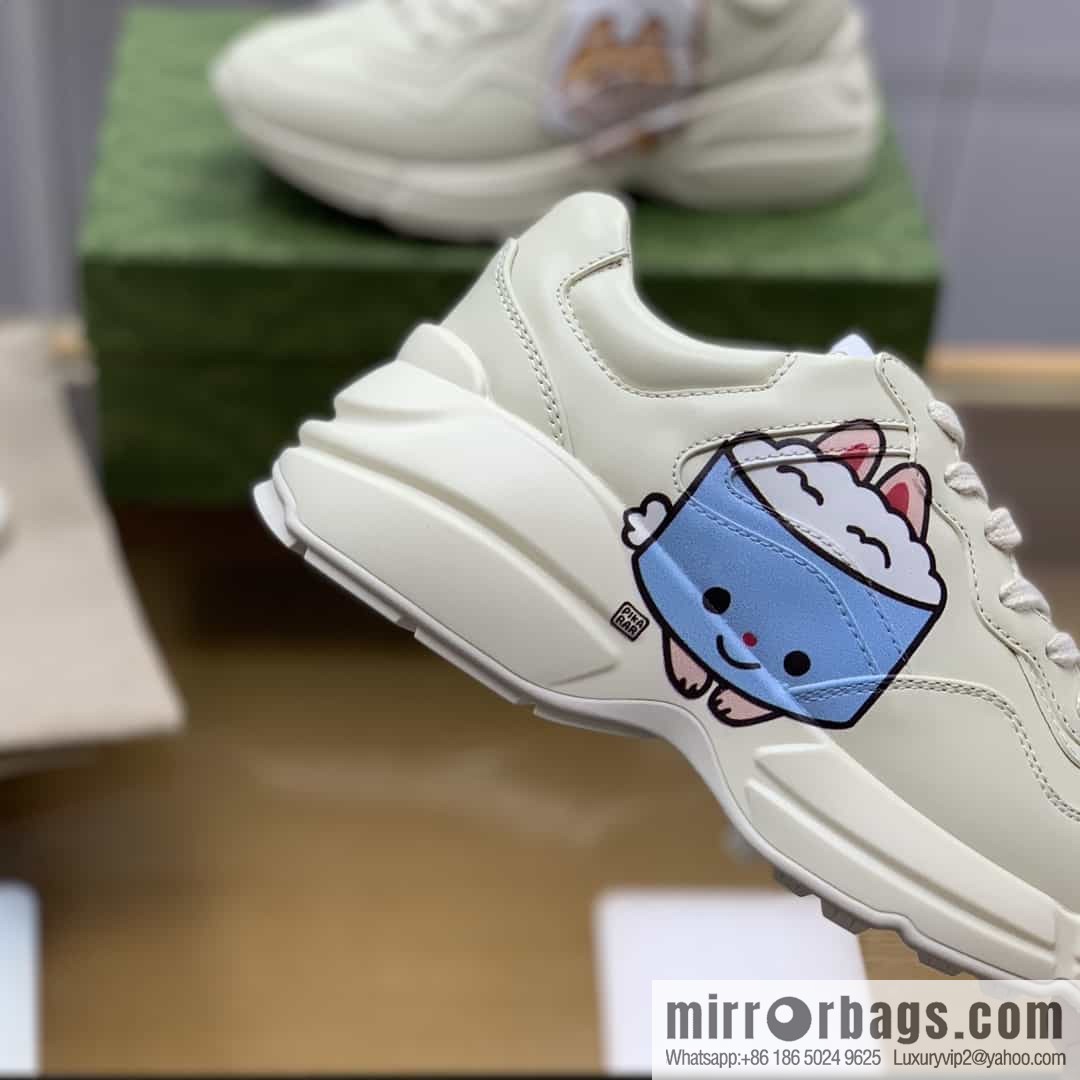 Gucci Gucci [New G Home High Version] Unisex Vintage sneakers