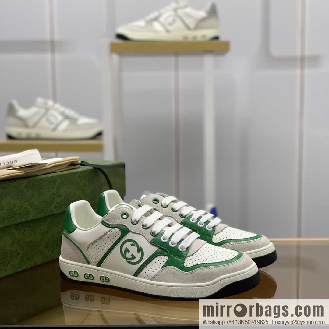 Gucci Gucci uses color matching leather and integrates iconic elements into men's casual shoes