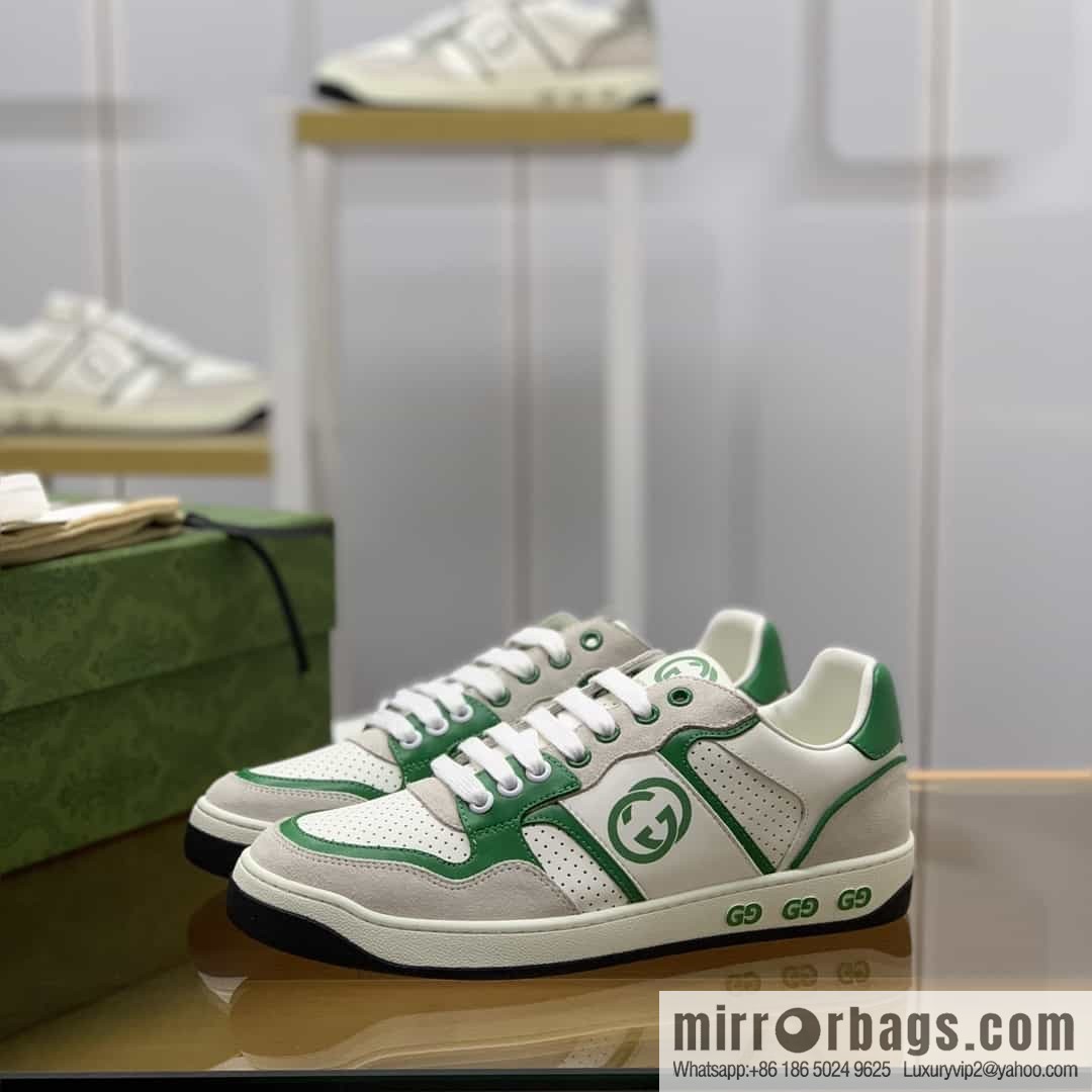 Gucci Gucci uses color matching leather and integrates iconic elements into men's casual shoes