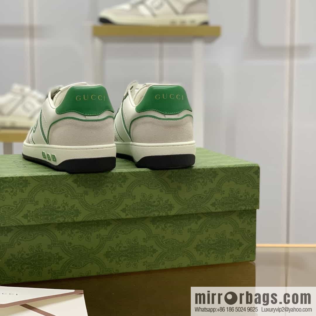 Gucci Gucci uses color matching leather and integrates iconic elements into men's casual shoes
