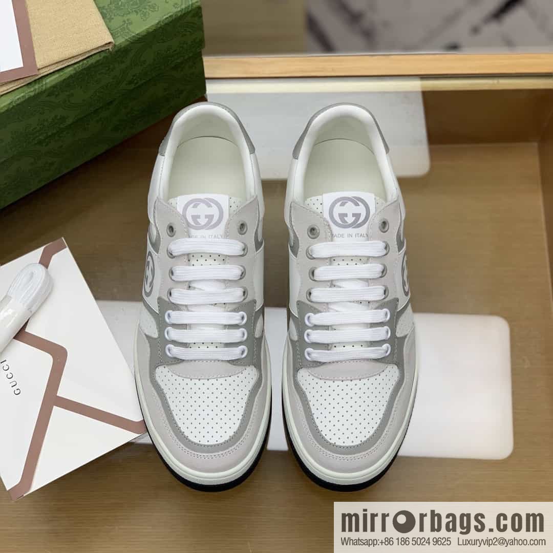 Gucci Gucci uses color matching leather and integrates iconic elements into men's casual shoes