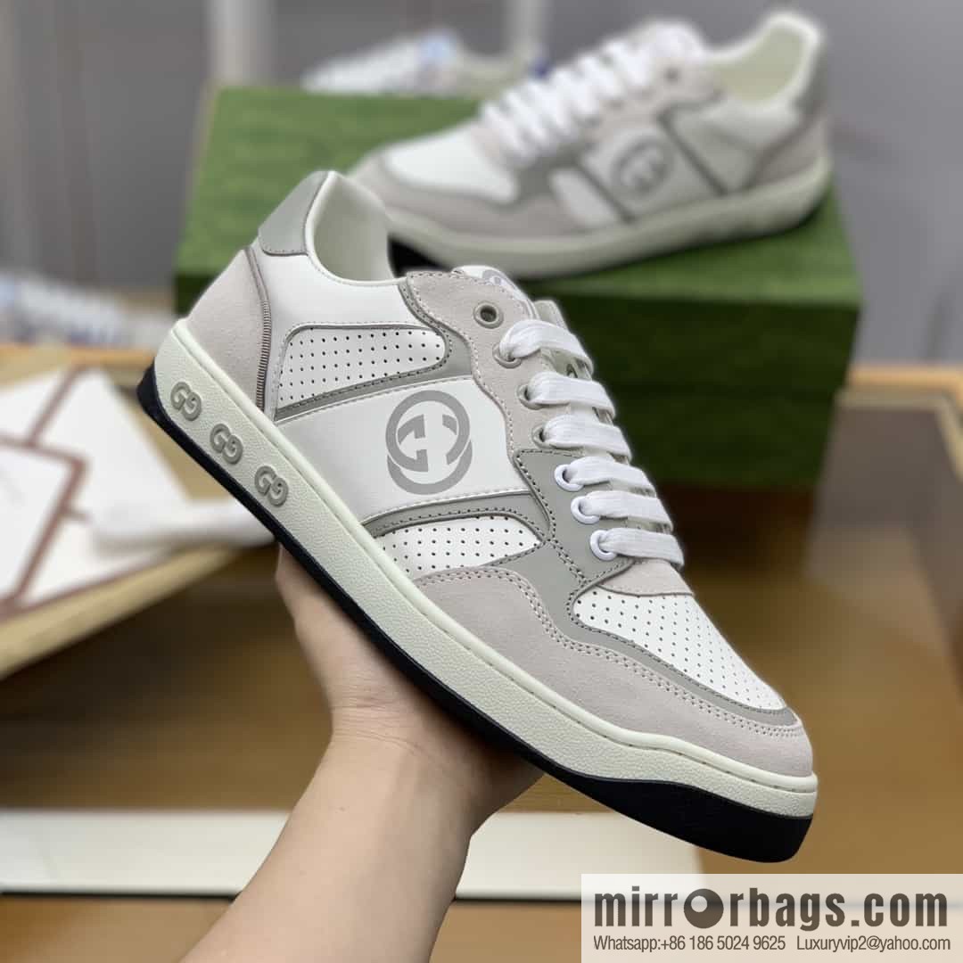 Gucci Gucci uses color matching leather and integrates iconic elements into men's casual shoes