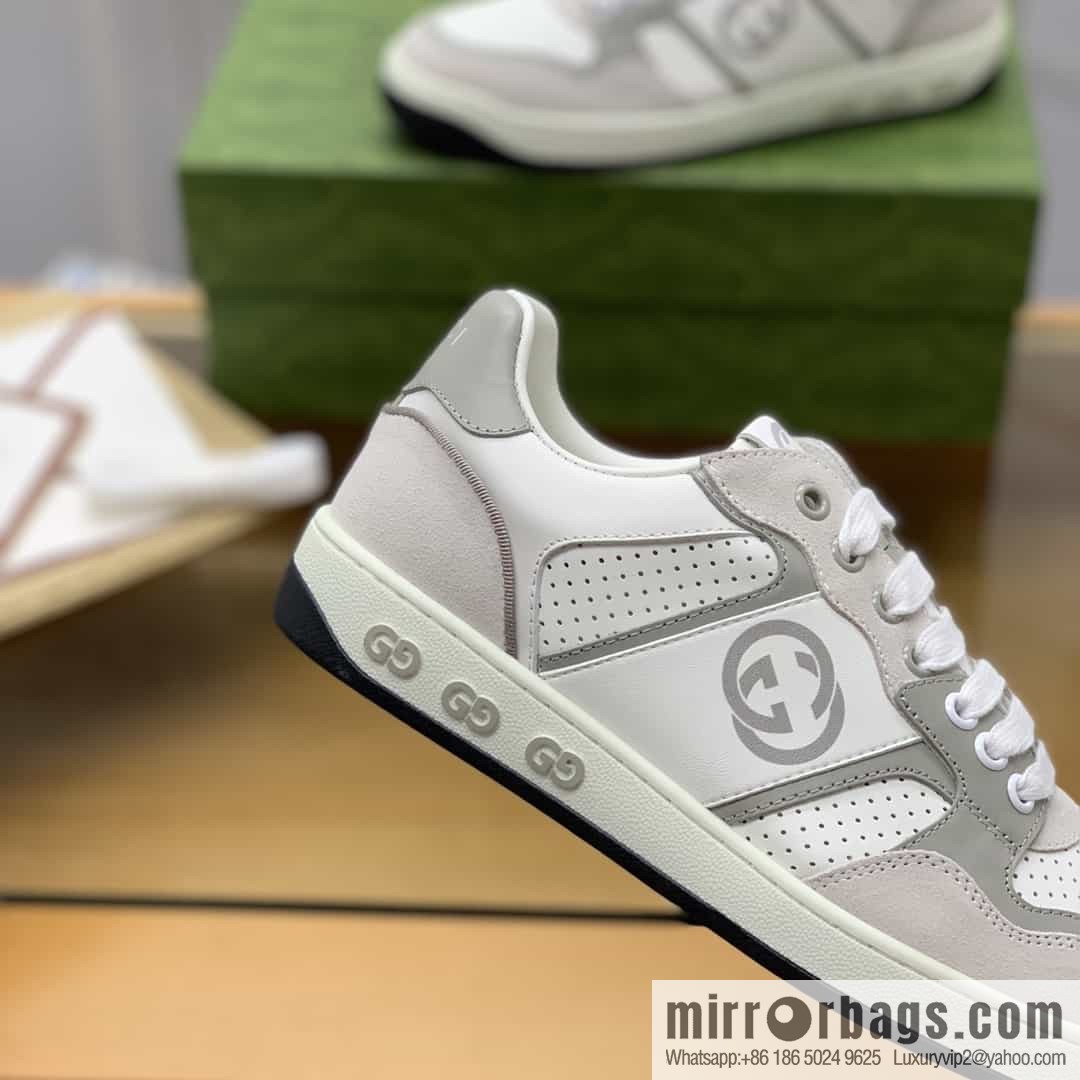 Gucci Gucci uses color matching leather and integrates iconic elements into men's casual shoes