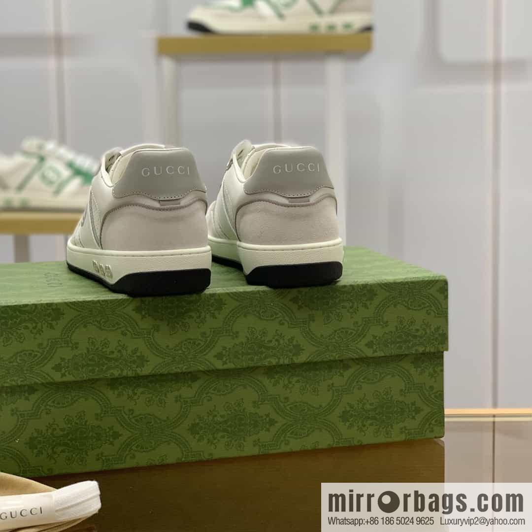 Gucci Gucci uses color matching leather and integrates iconic elements into men's casual shoes