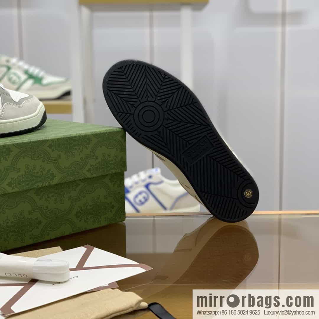 Gucci Gucci uses color matching leather and integrates iconic elements into men's casual shoes
