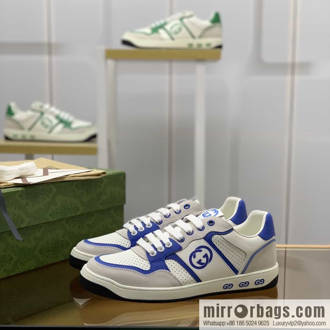 Gucci Gucci uses color matching leather and integrates iconic elements into men's casual shoes