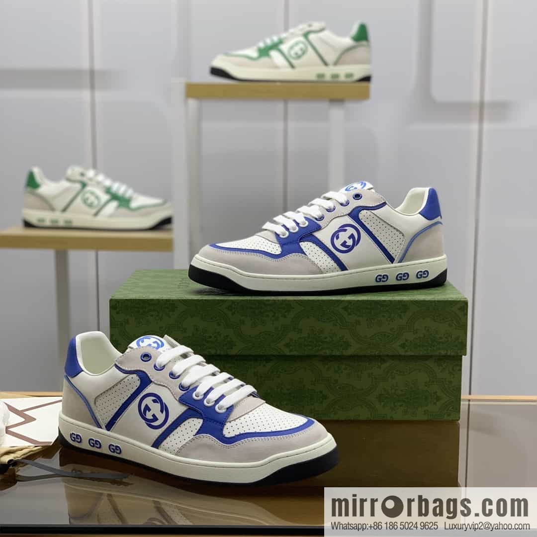 Gucci Gucci uses color matching leather and integrates iconic elements into men's casual shoes