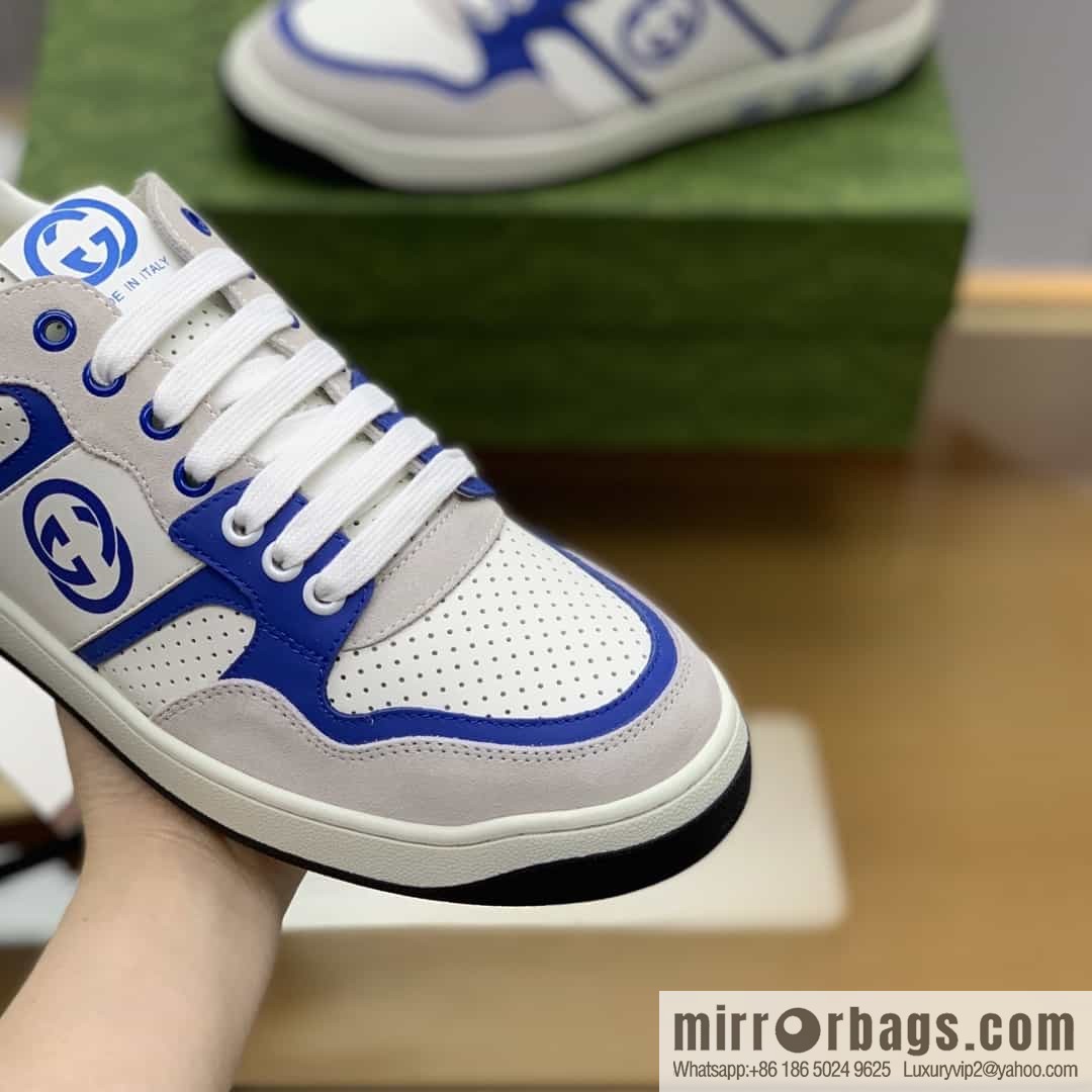 Gucci Gucci uses color matching leather and integrates iconic elements into men's casual shoes
