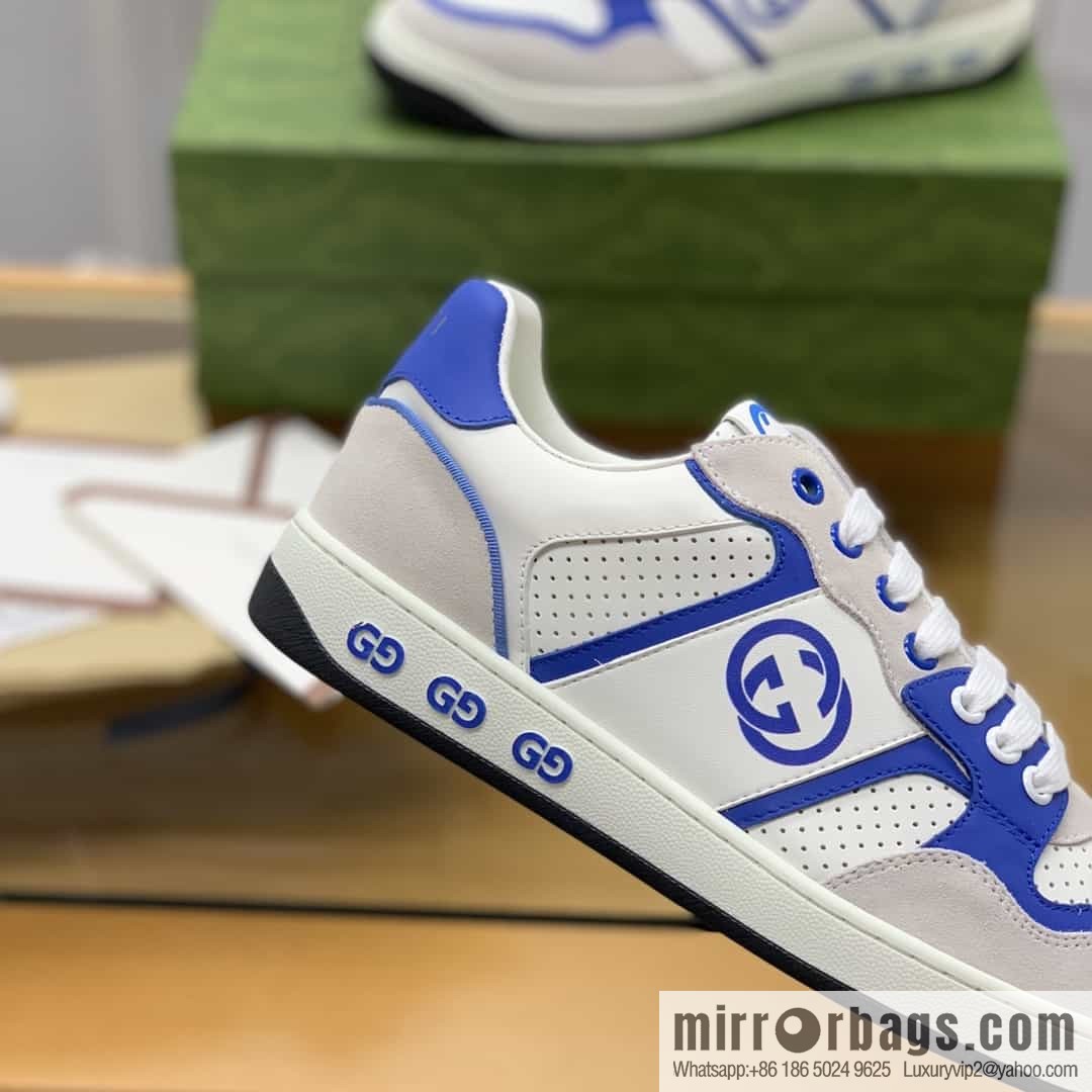 Gucci Gucci uses color matching leather and integrates iconic elements into men's casual shoes