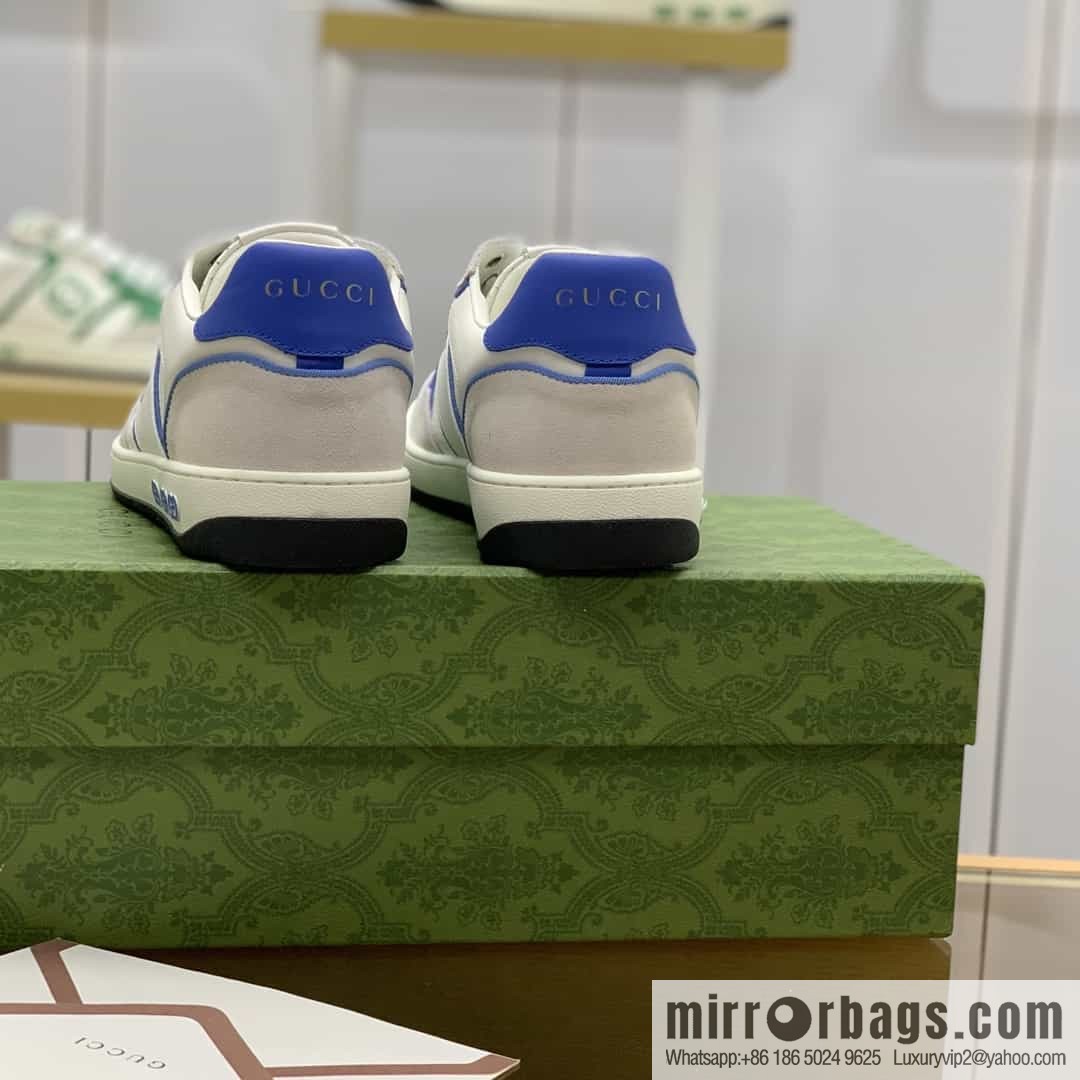 Gucci Gucci uses color matching leather and integrates iconic elements into men's casual shoes