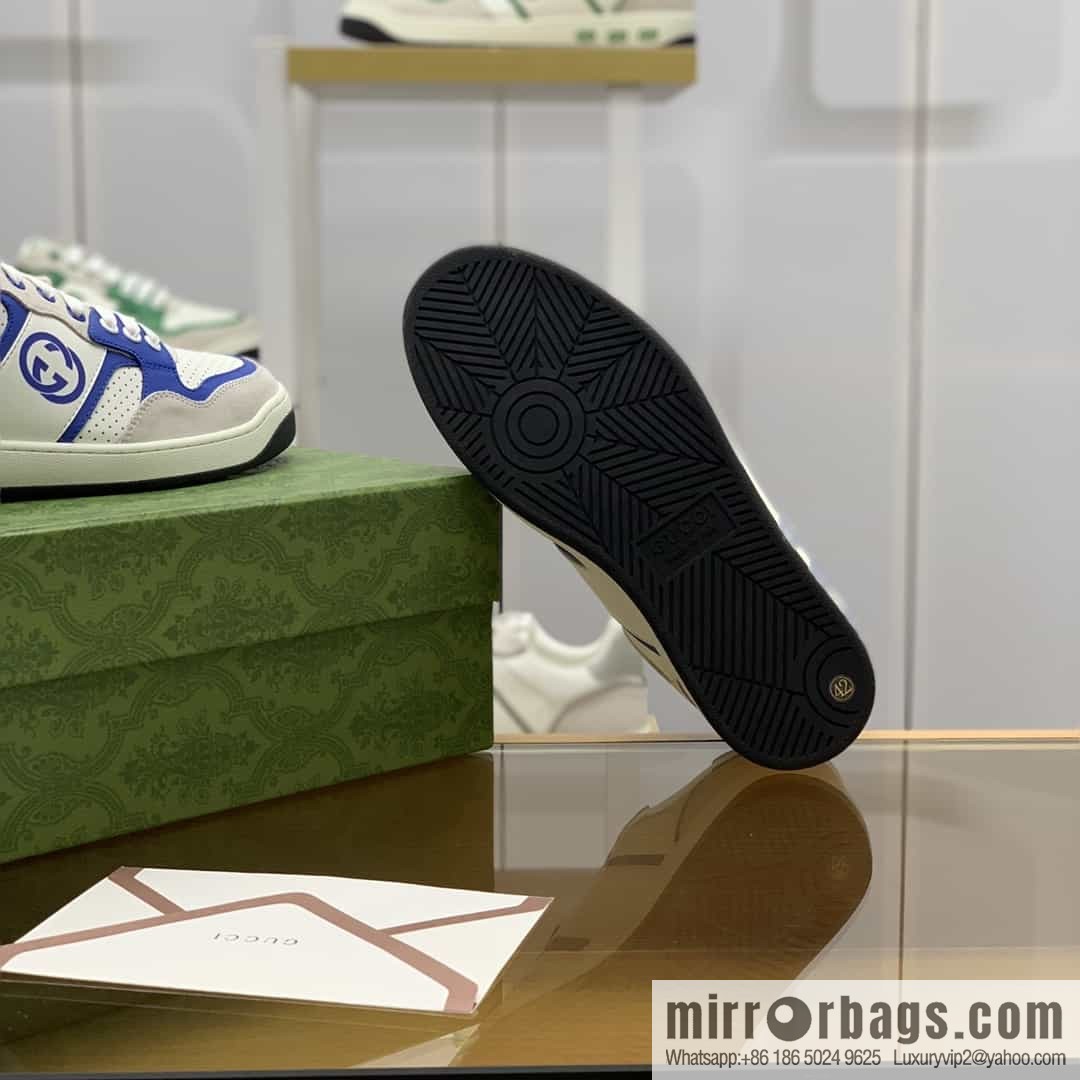 Gucci Gucci uses color matching leather and integrates iconic elements into men's casual shoes