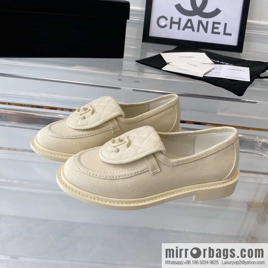 Chanel Chanel imported denim upper sheepskin foot sneakers