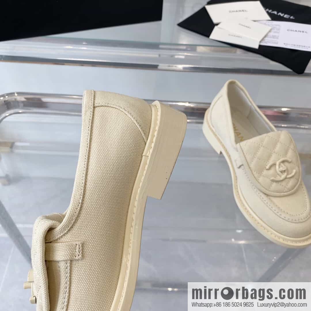 Chanel Chanel imported denim upper sheepskin foot sneakers